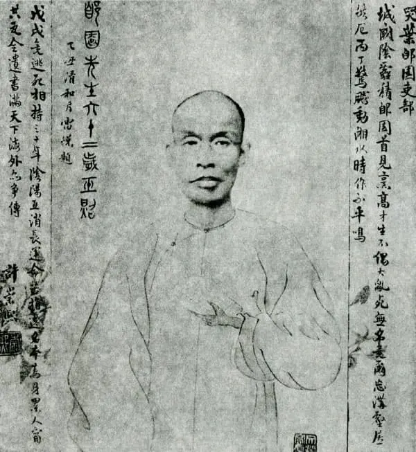 郋園先生六十二歲玉照